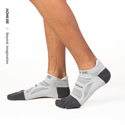 AONIJIE 3 Pairs Professional Running Low Cut Toe Socks-E4839