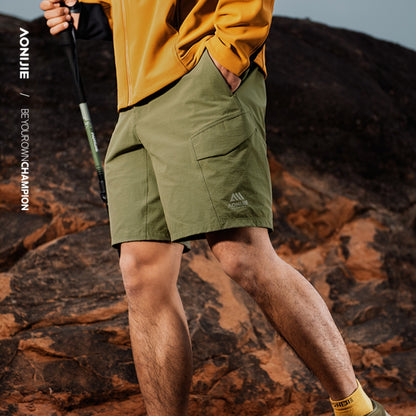 AONIJIE Men Water-Repellent Quick-Dry Hiking Shorts- FM5222
