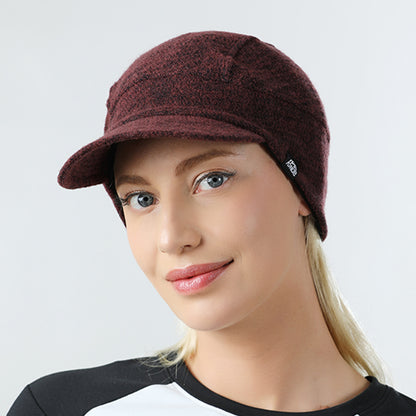 AONIJIE Warm Knitted Wool Earflap Hat - M33
