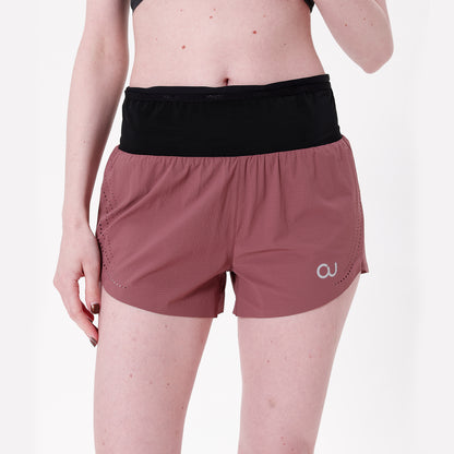 AONIJIE Women Breathable Multi-Pocket Athletic Shorts -FM5108
