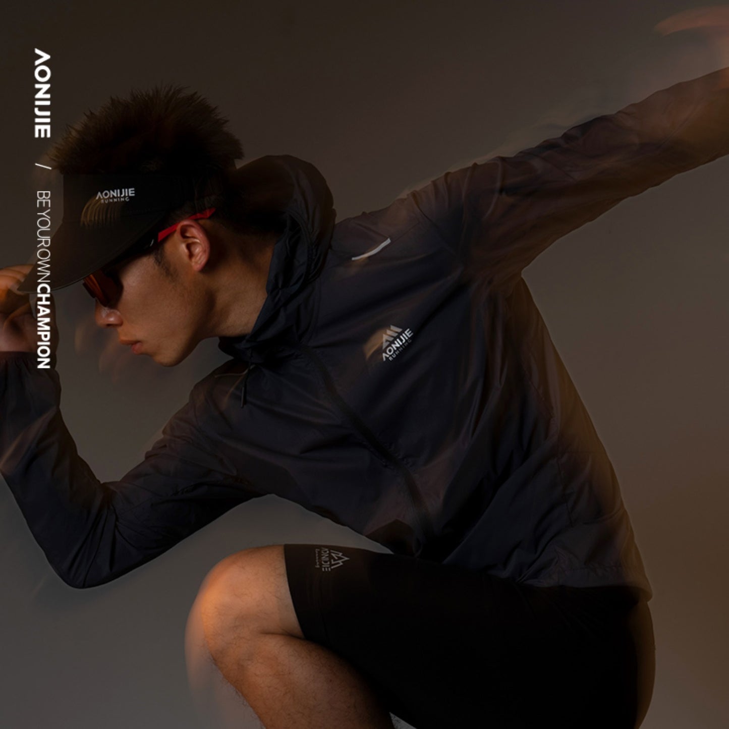AONIJIE Men Waterproof UPF 50+ Running Jacket -FM5225