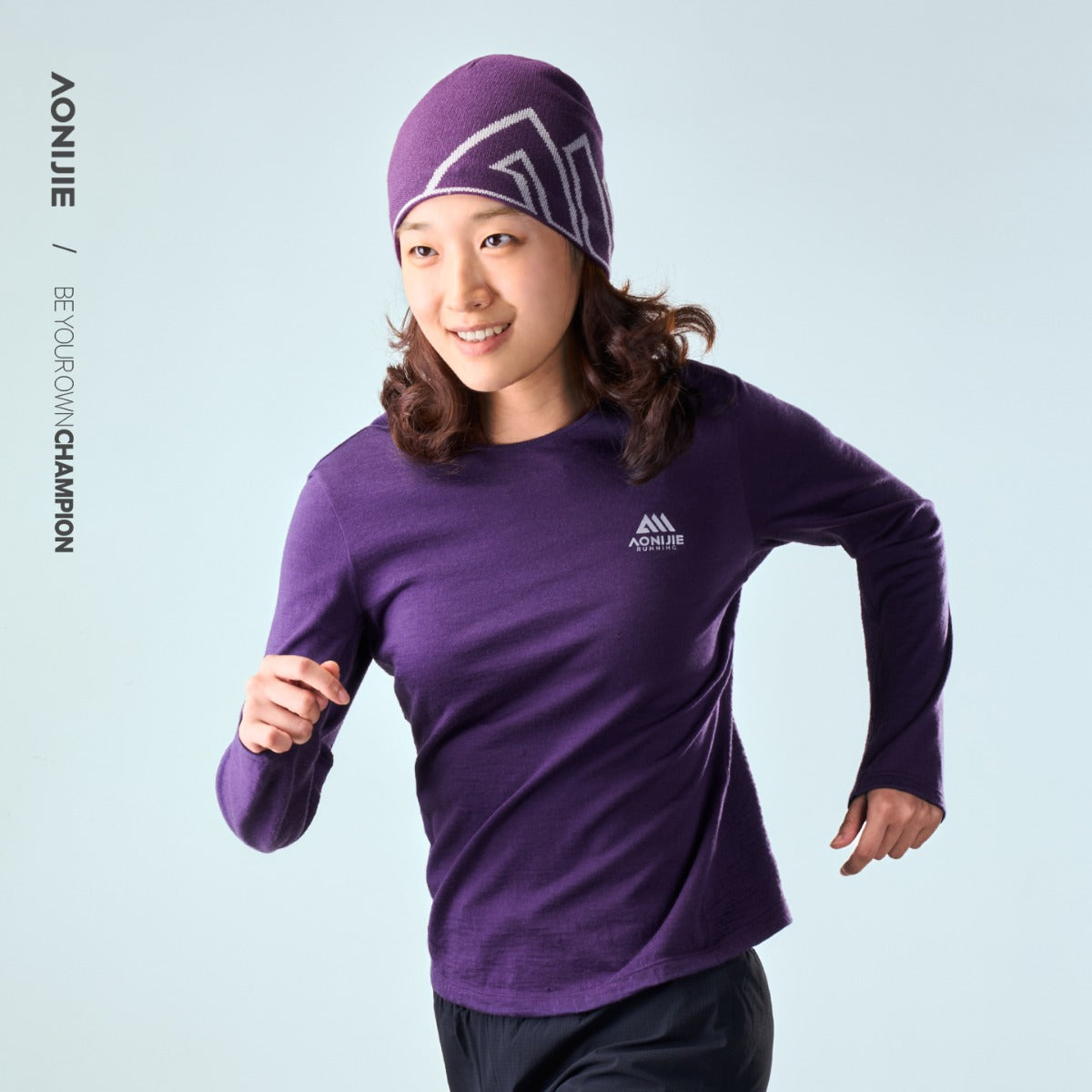 AONIJIE Women's Merino Wool Long-Sleeve Top -FW6270