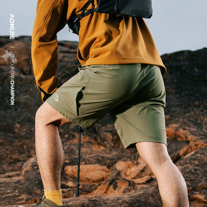 AONIJIE Men Water-Repellent Quick-Dry Hiking Shorts- FM5222