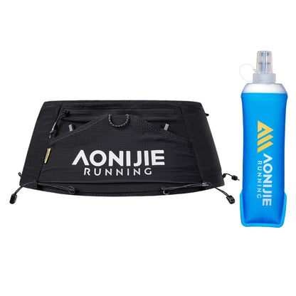 AONIJIE Upgraded 360° Storage Waist Pack with 500ml Bottle -W8141