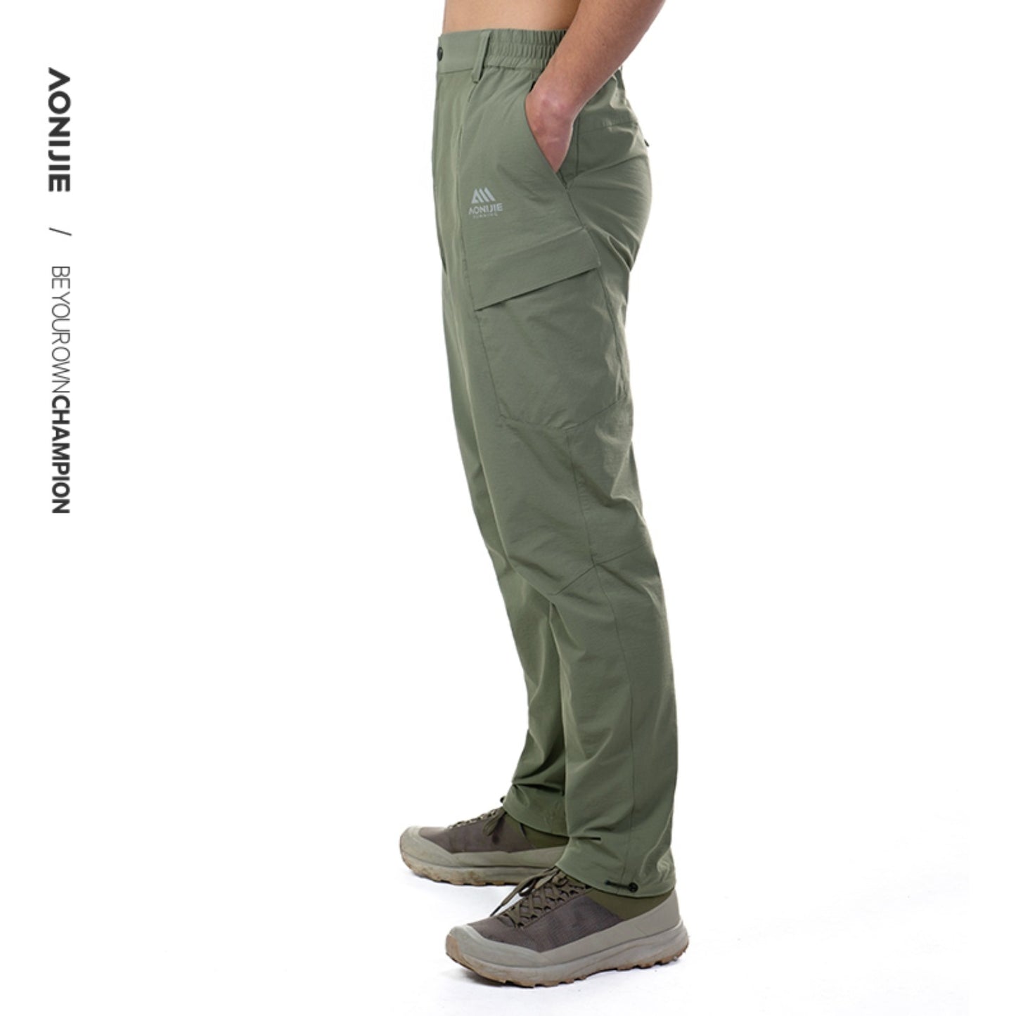 AONIJIE Men 3D tailoring Breathable Outdoor Athletic Pants -FM5218