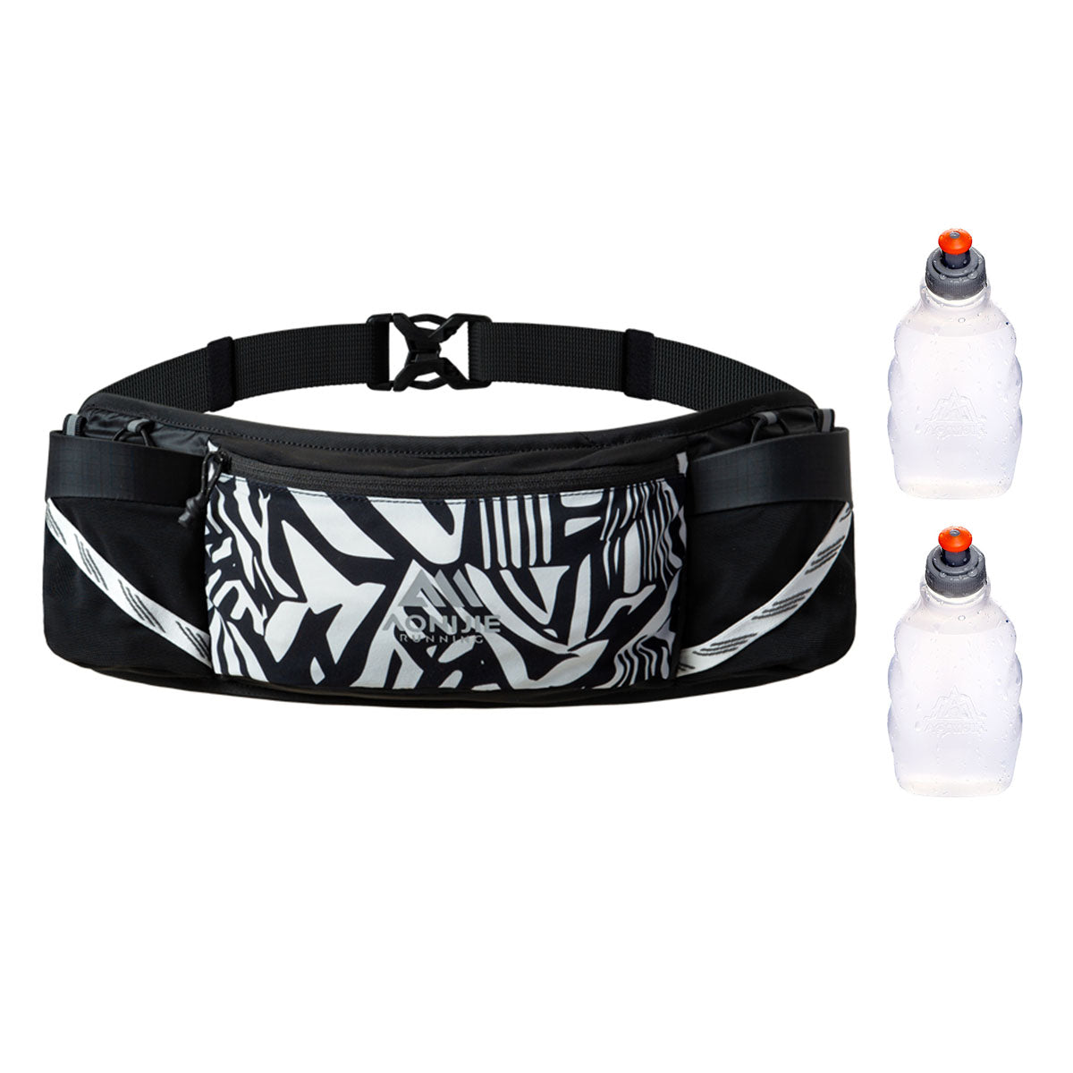 [ US Only ] AONIJIE Running Belt with 2 Bottles - W8125