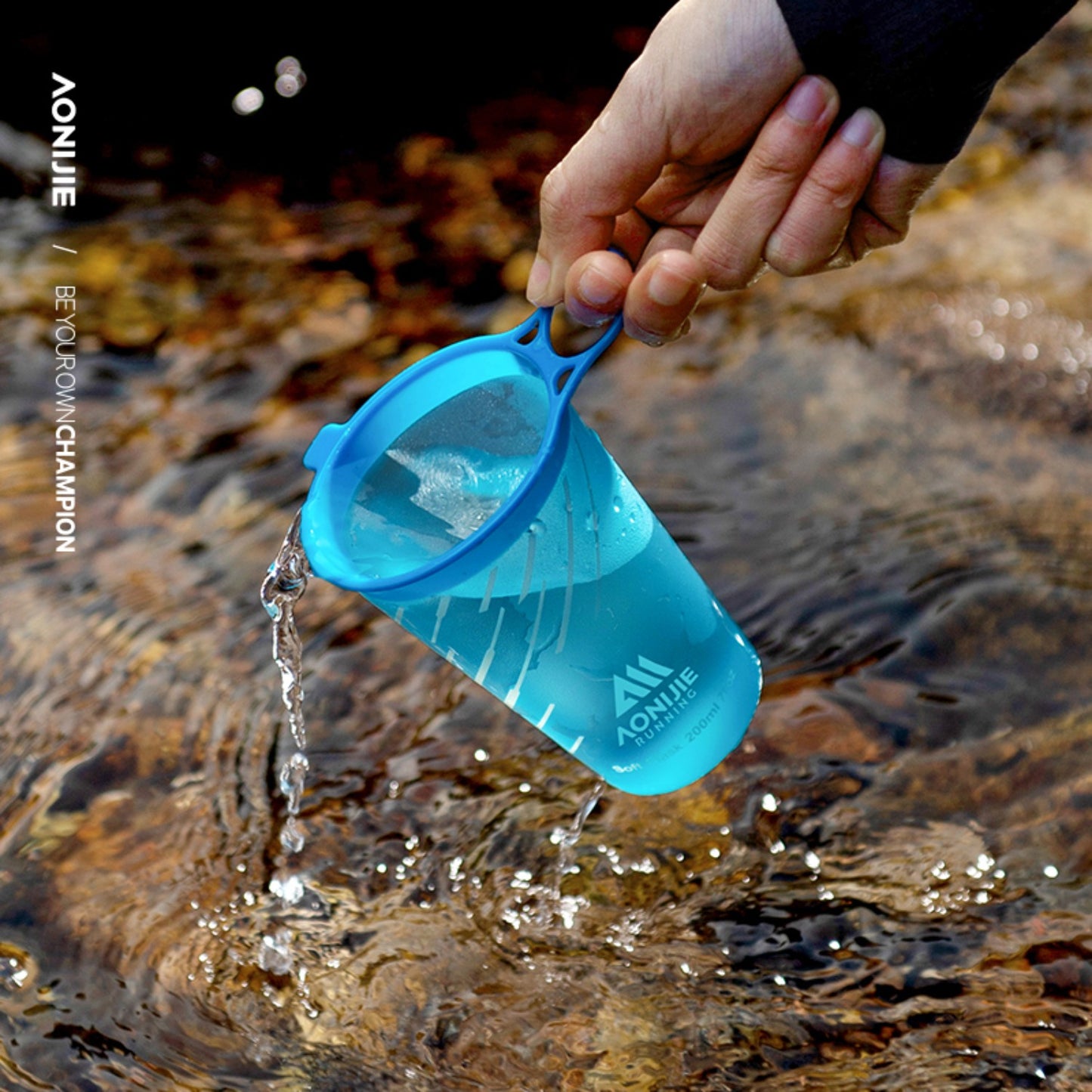 AONIJIE 200ML TPU Outdoor Soft Water Cup -SD22