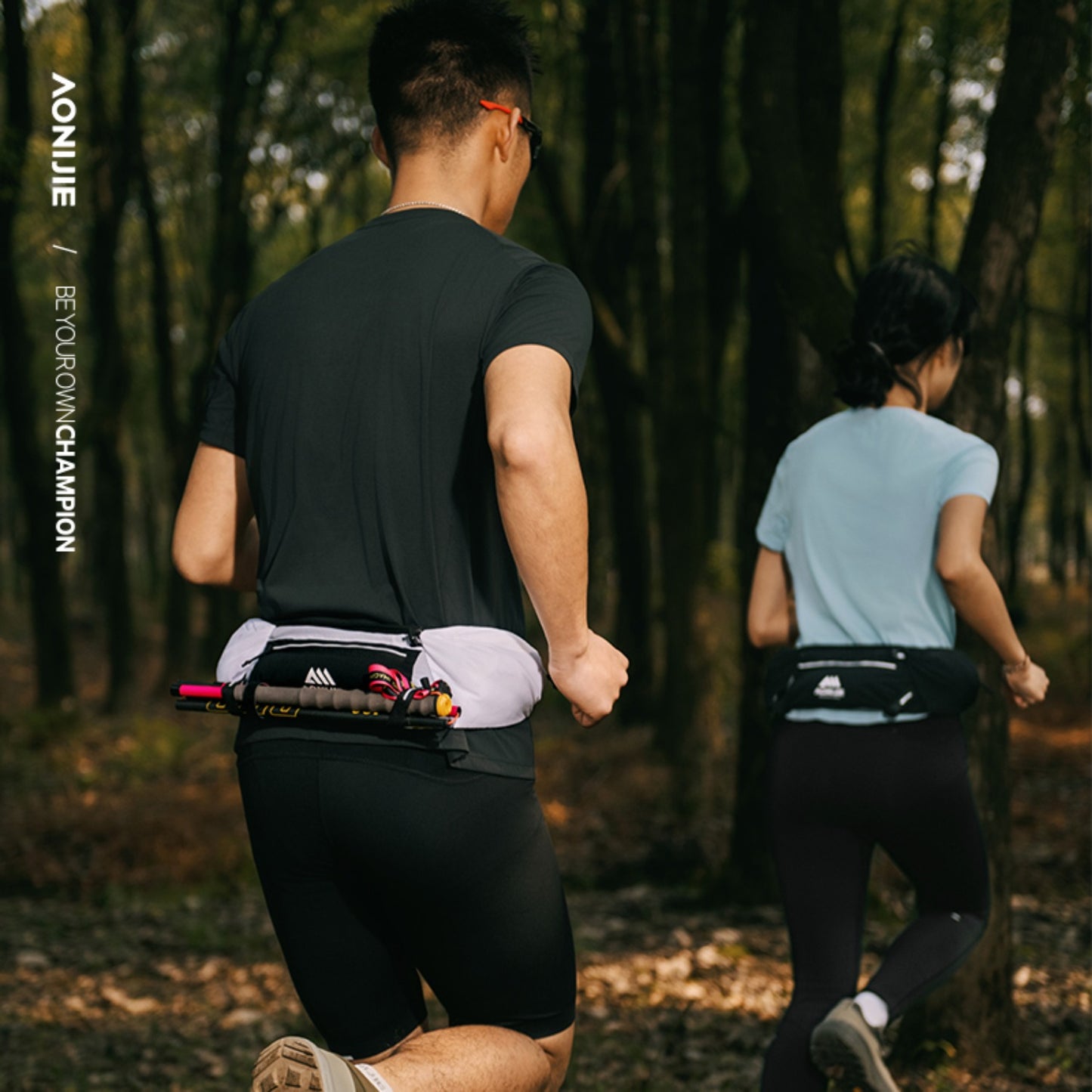 AONIJIE  Running Waist Pack with 500ml Soft Flask-W8138