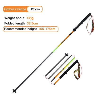 AONIJIE New Colors Carbon Fiber Trail Running Poles-E4204