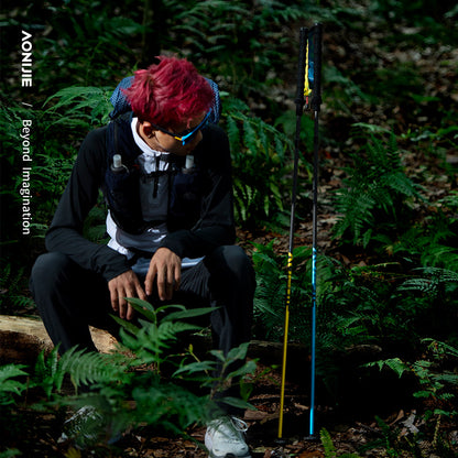 AONIJIE Carbon + Aluminum Folding Trekking Poles -E4210