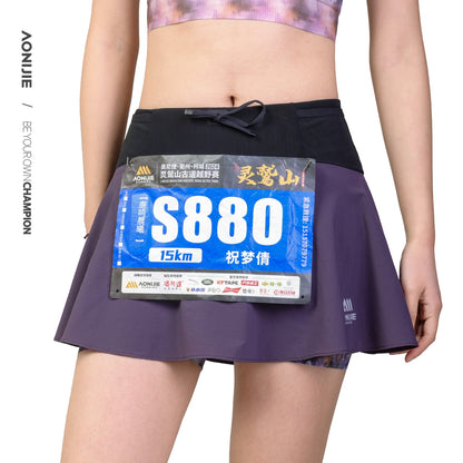 AONIJIE Running Waist Pack Skirt -FW6261