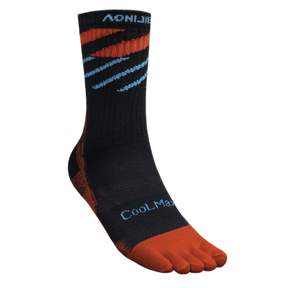 AONIJIE One Pair Crew Athletic Five-Toe Socks -E4846