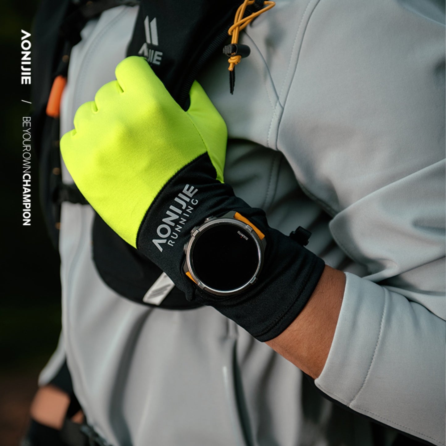 AONIJIE  Lightweight Sports Gloves with Watch Window-M61