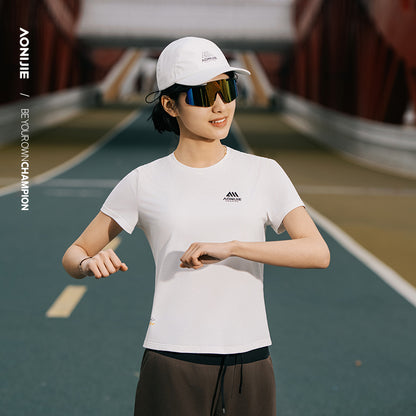 AONIJIE Women  Athletic Quick-Dry Short Sleeve T-Shirt -FW6231