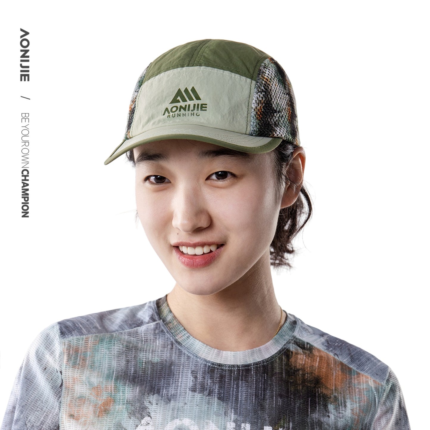 AONIJIE New Colors Printed Mesh Sports Cap -E4635