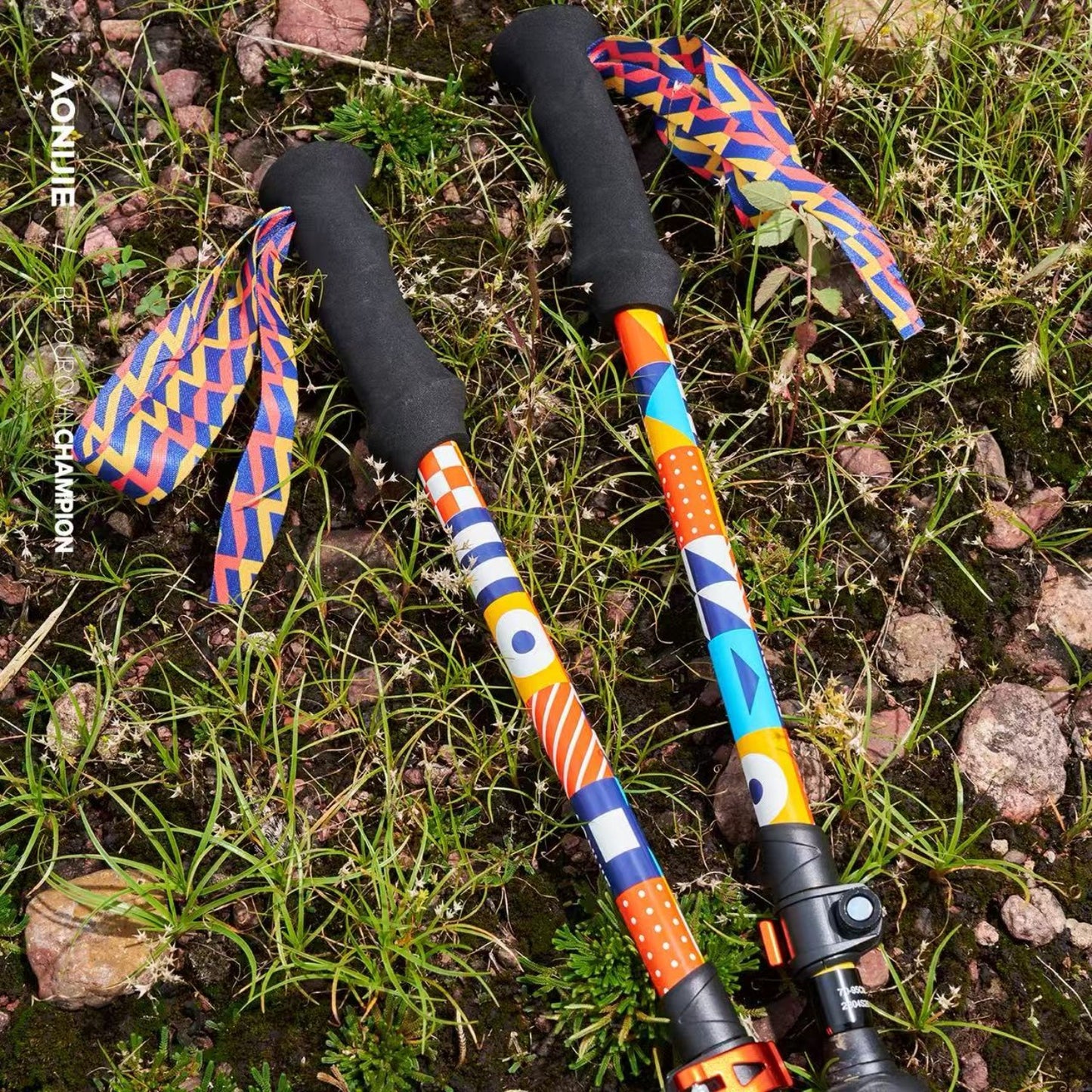 AONIJIE Kids' Adjustable Aluminum Trekking Poles -E4245