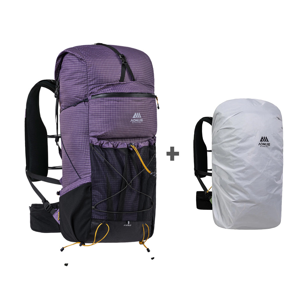 AONIJIE 42L Large Capacity Backpack + Free Rain Cover-FH2542