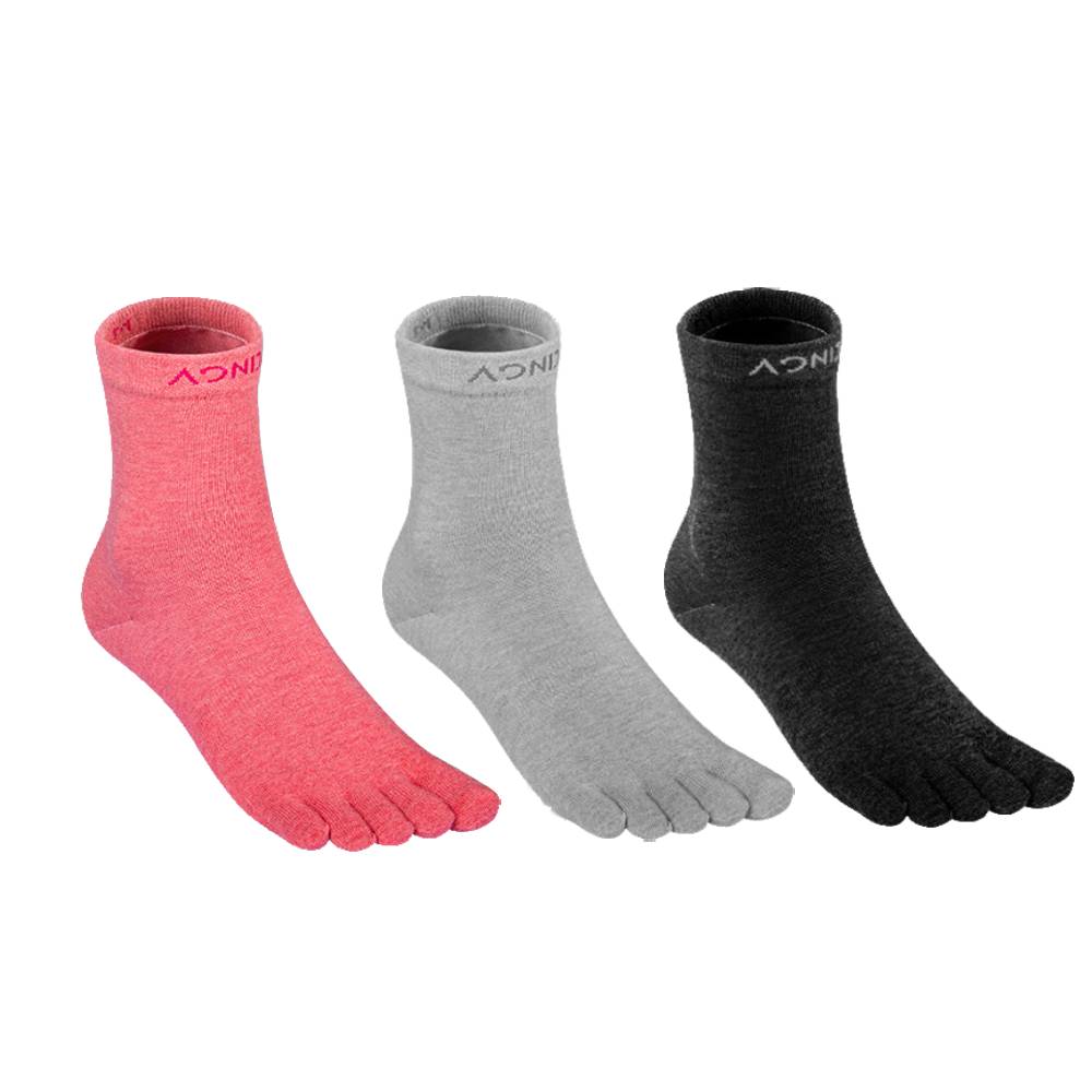 1Pairs AONIJIE E4823 Sports Wool Five-finger Socks Breathable Warm Toe Socks  for Running Cycling Mountain