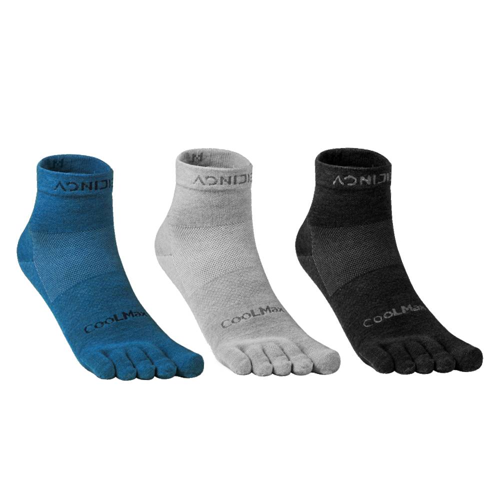 3 Pairs AONIJIE Lightweight Athletic Ankle Toe Socks