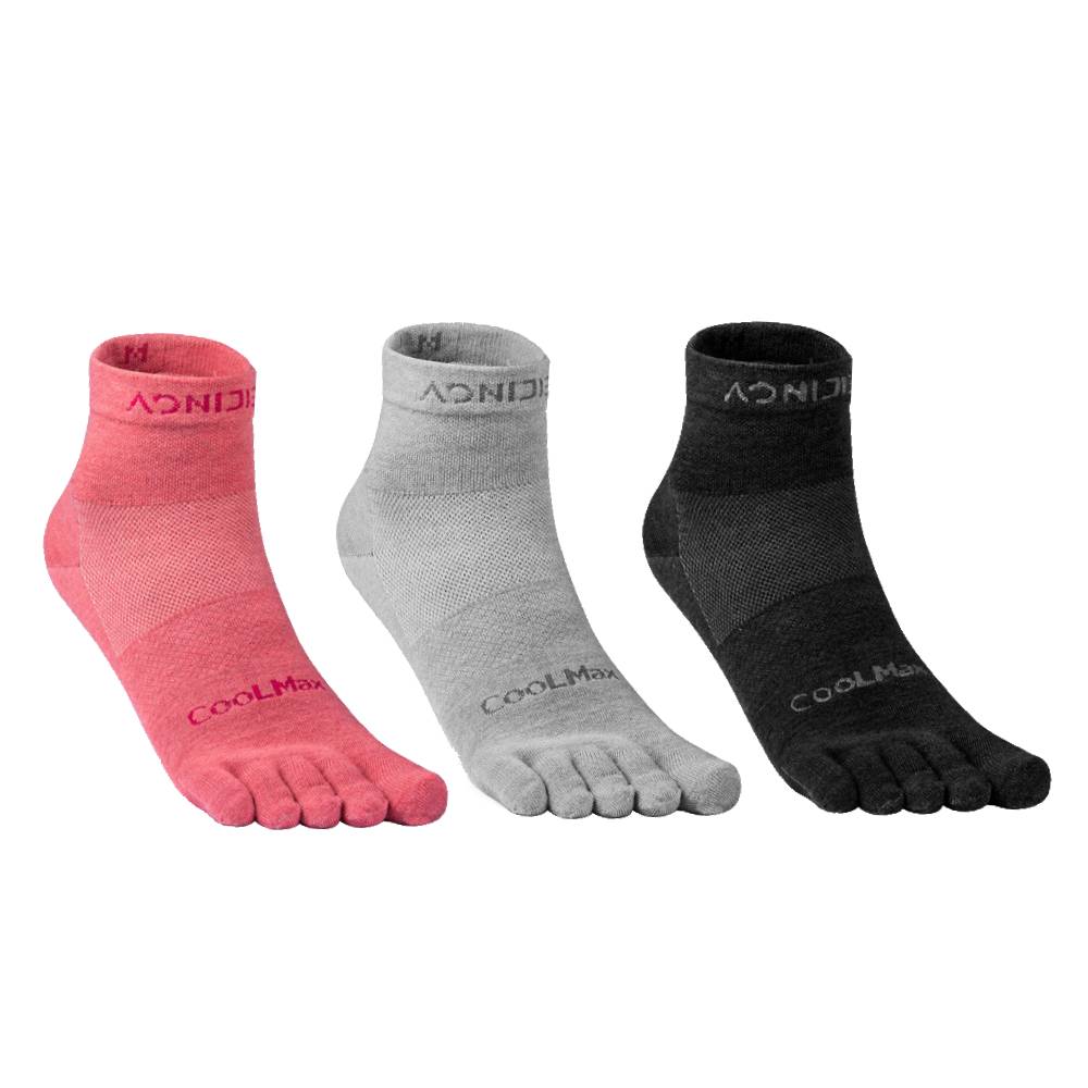 3 Pairs AONIJIE Lightweight Athletic Ankle Toe Socks