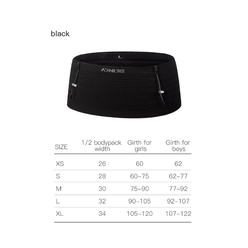 AONIJIE W8116 Damen Elastische Hüfttasche Atmungsaktive Hüfttasche 