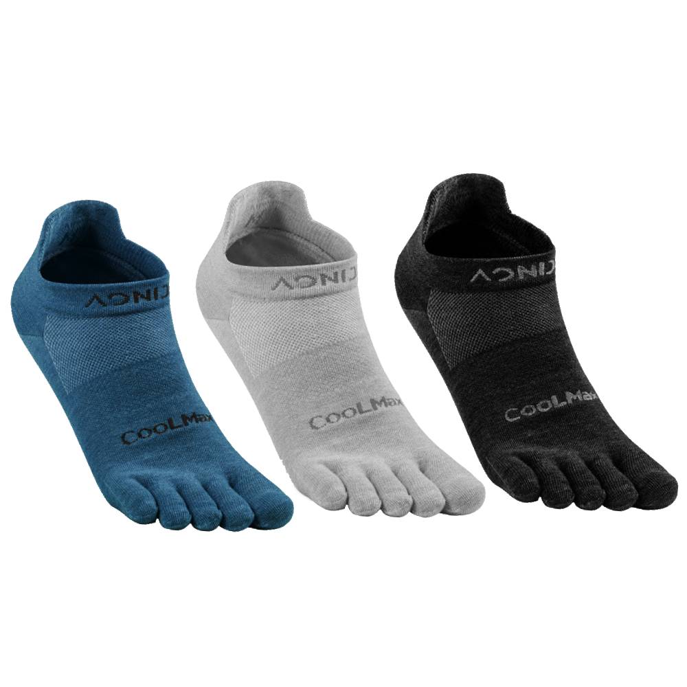 3 Pairs AONIJIE Lightweight Athletic Ankle Toe Socks