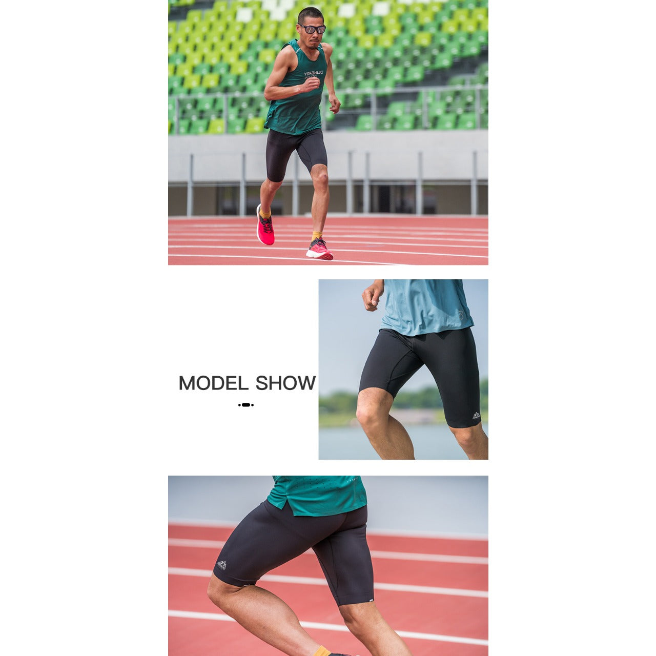 AONIJIE FM5120 Schnelltrocknende Laufshorts für Herren 