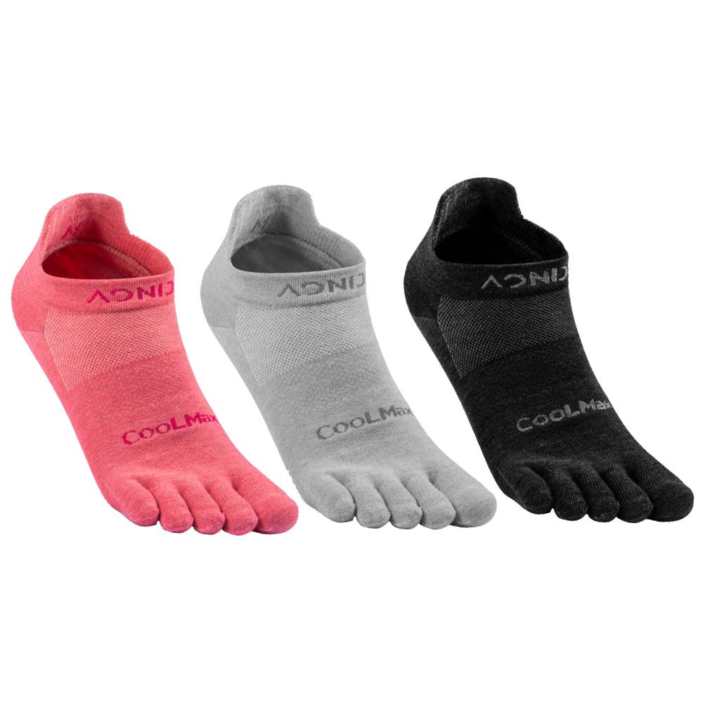 3 Pairs AONIJIE Lightweight Athletic Ankle Toe Socks