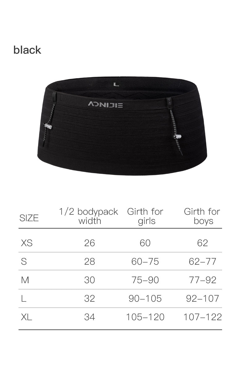 AONIJIE W8116 Damen Elastische Hüfttasche Atmungsaktive Hüfttasche 