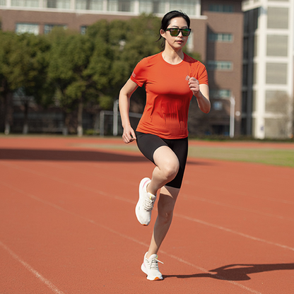 AONIJIE FW5135 Leichtes, schnelltrocknendes Sport-T-Shirt für Damen 